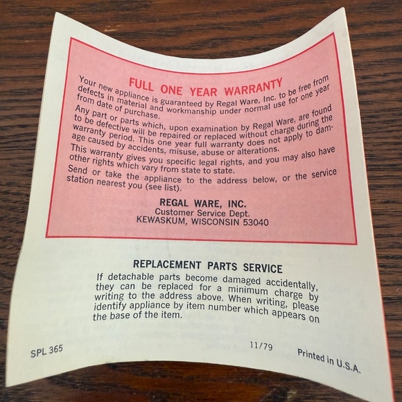 Vtg Daisy Floral Regal Poly Perk Coffee Maker 1980 4-8 cup NEW Unused USA Retro - Picture 13 of 13